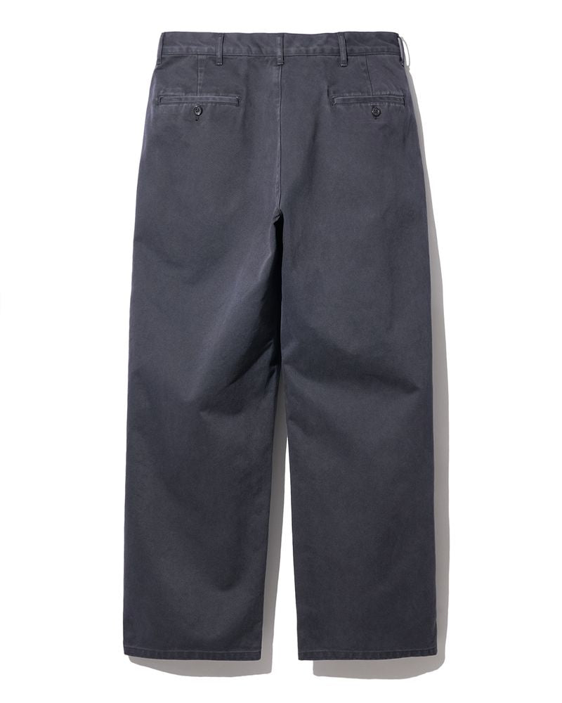 Cotton Wide Tuck Chinos