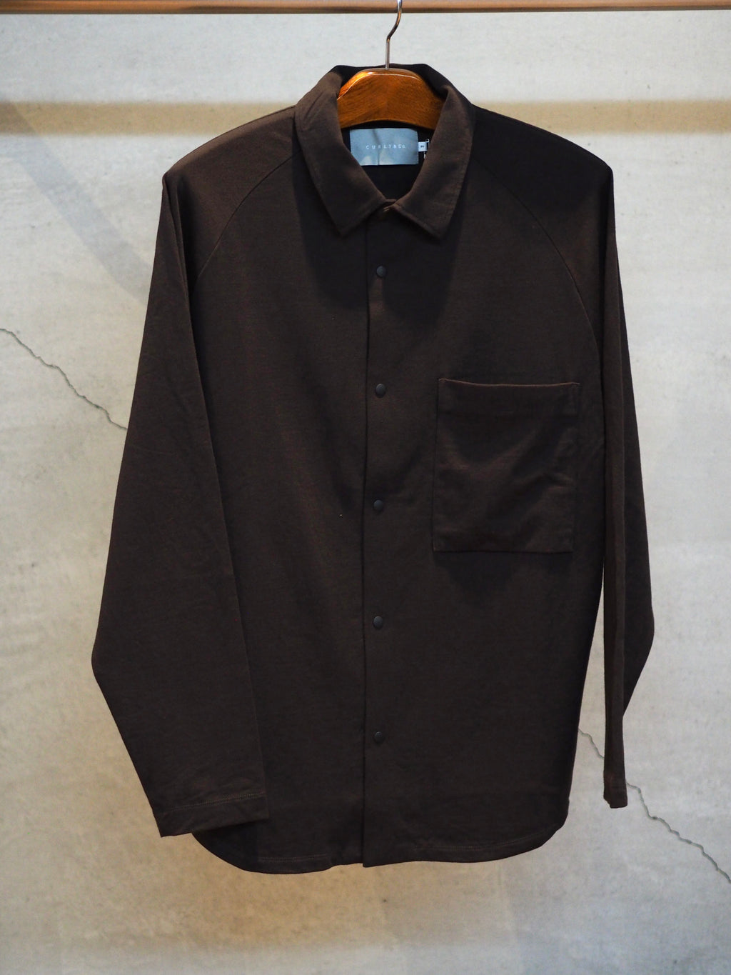 Plating Stitch Cotton Jersey Shirt