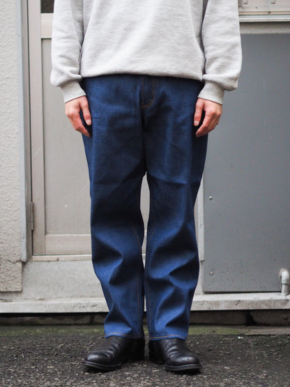 Straight Fit Denim Pants "THUNDERS"