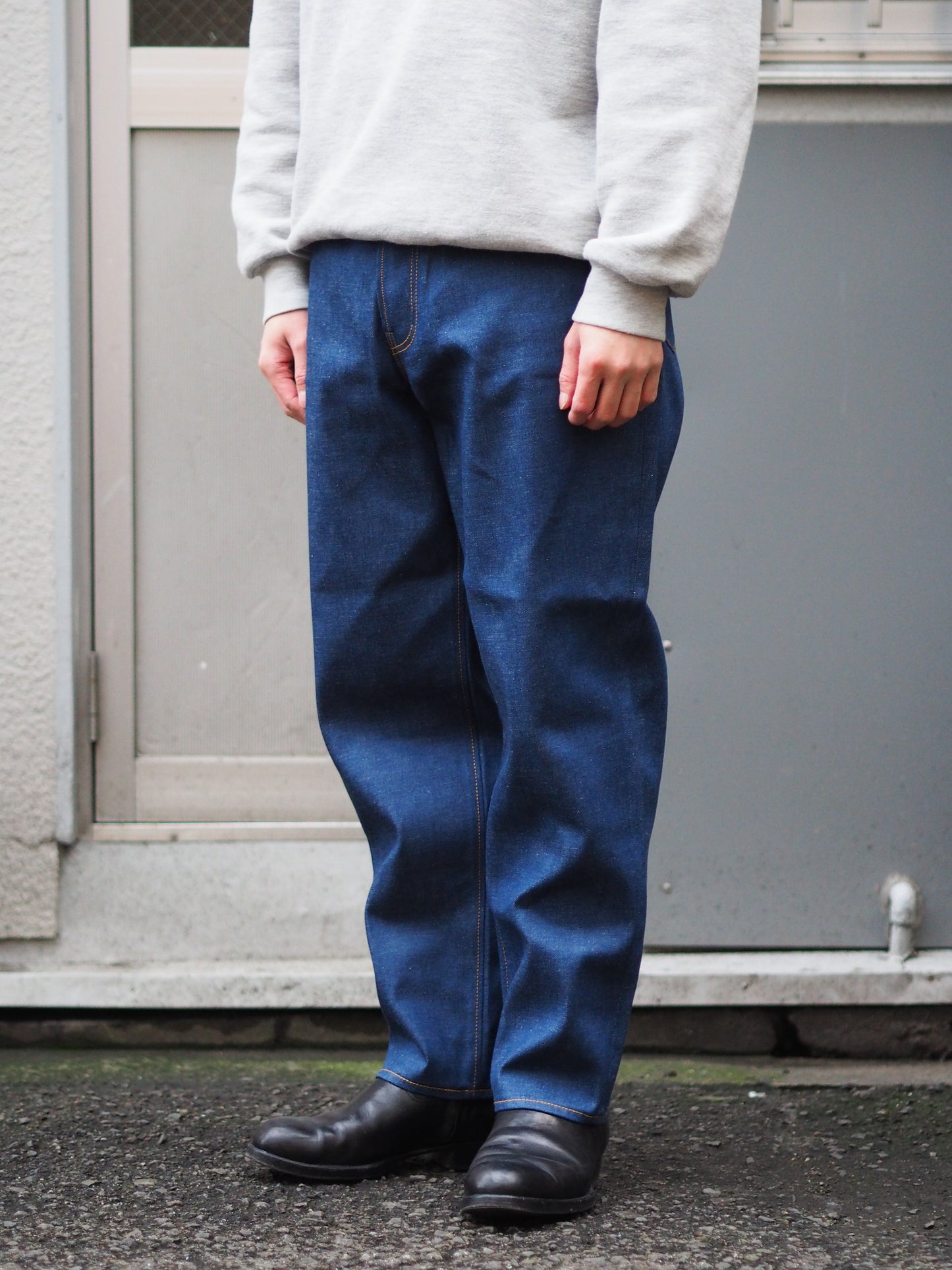 Straight Fit Denim Pants "THUNDERS"