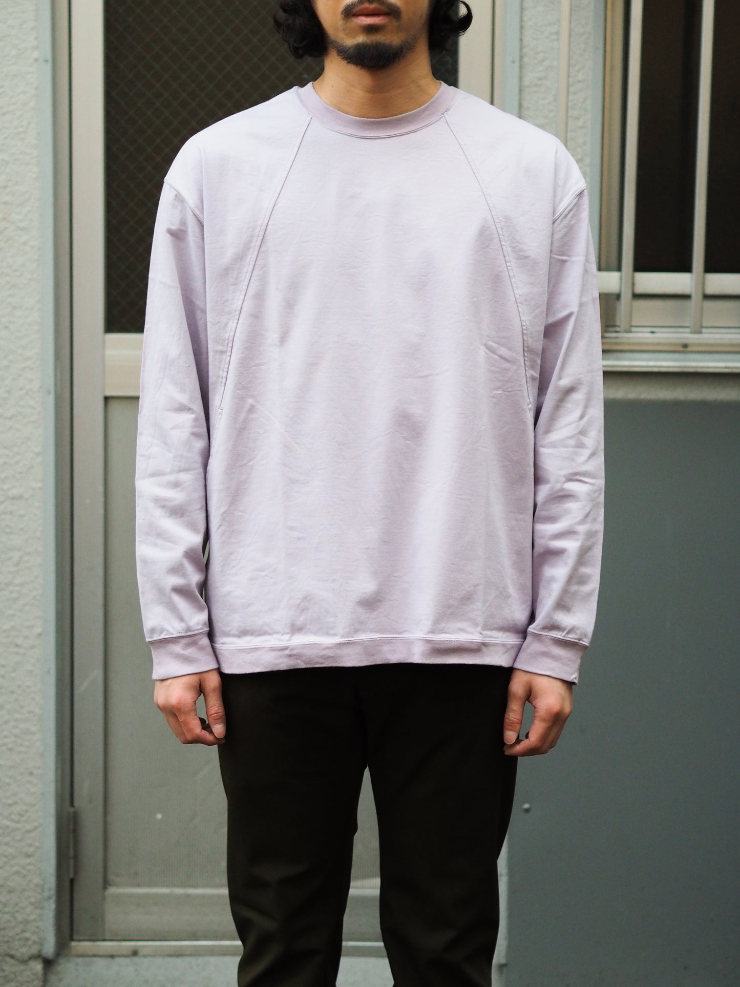 Switching Crew Neck L/S Tee