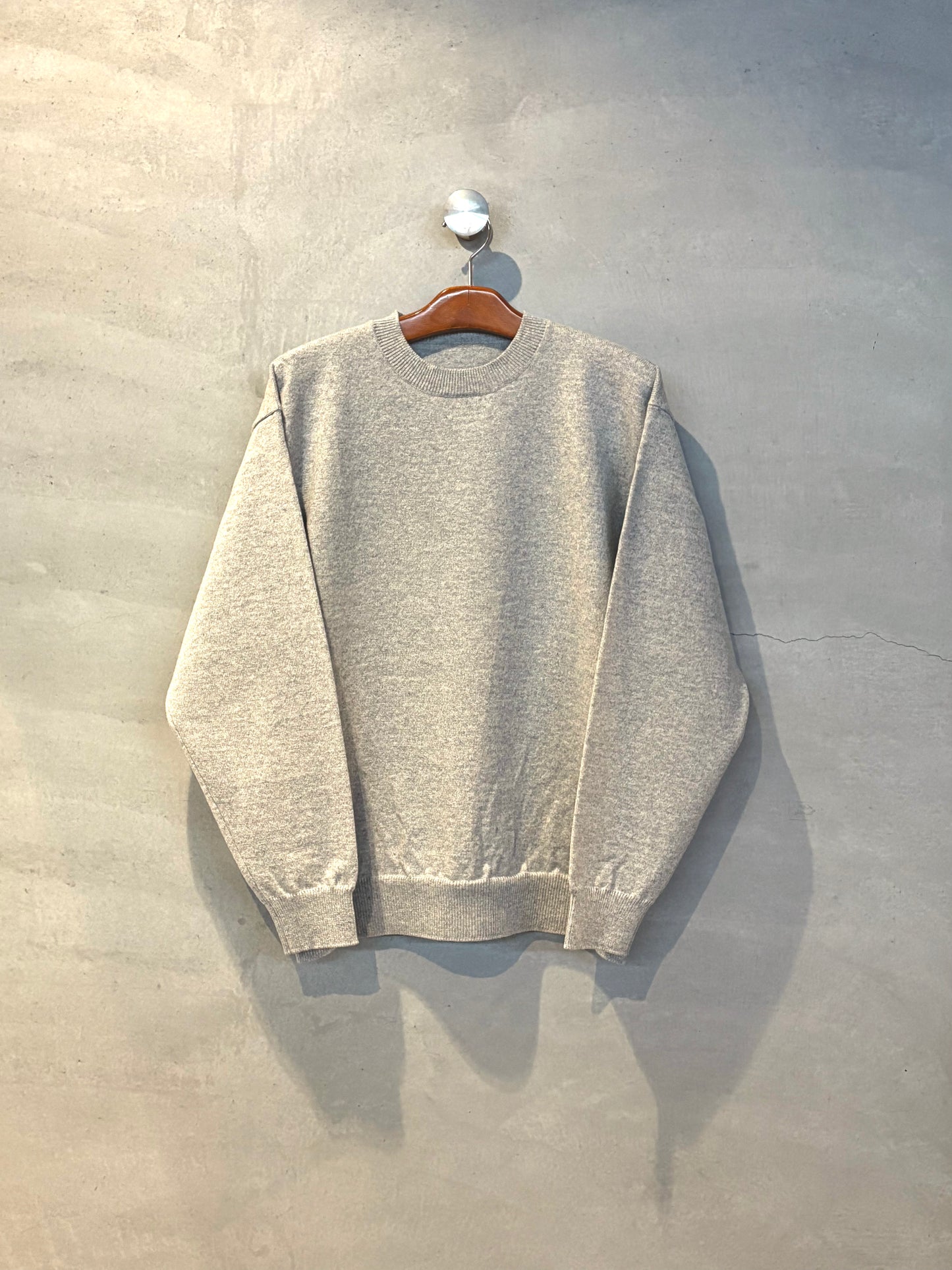 Rigid Cashmere Sweater Crew Neck Pullover