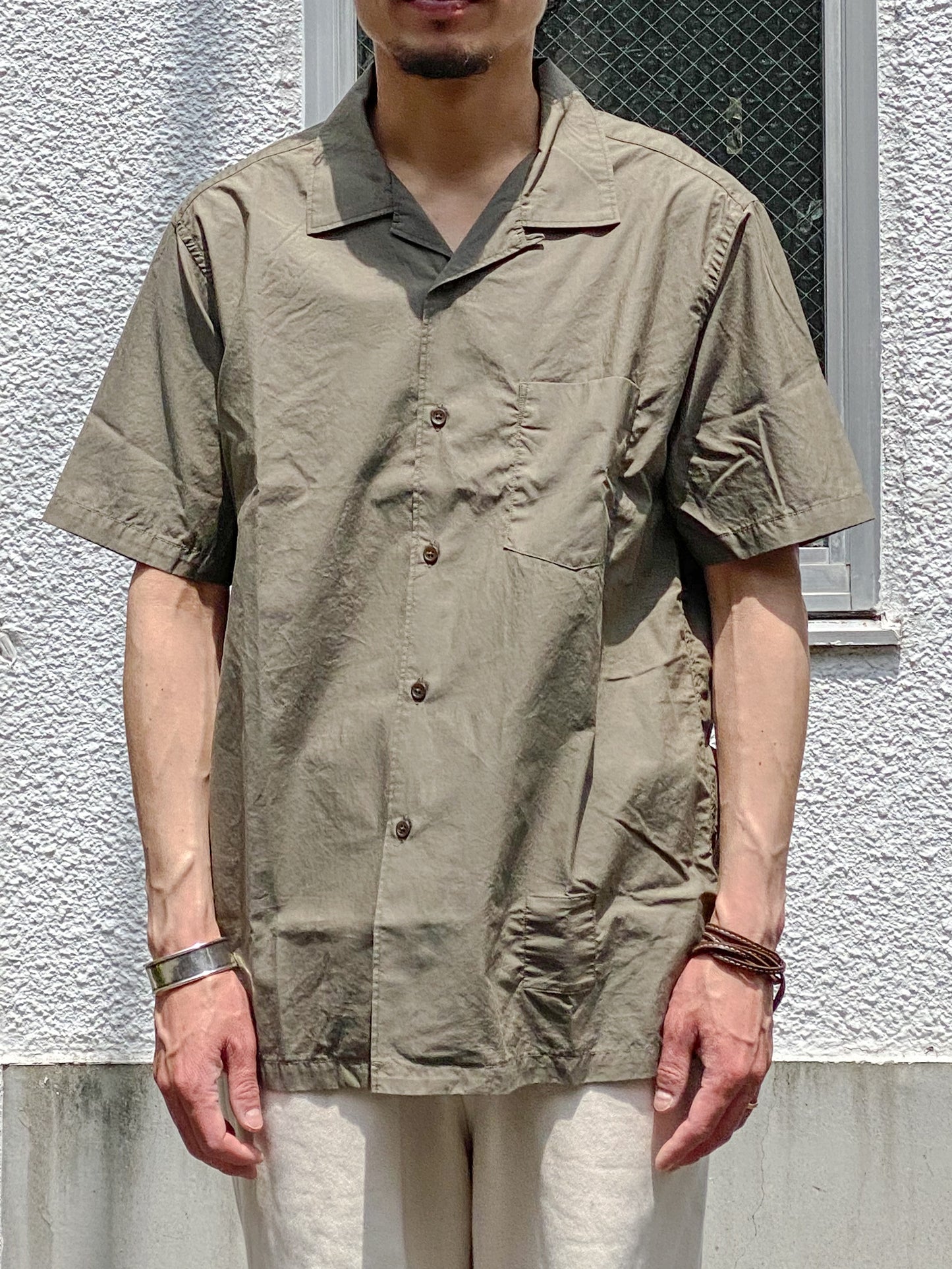 Officer S/S Shirt Cotton Typewriter