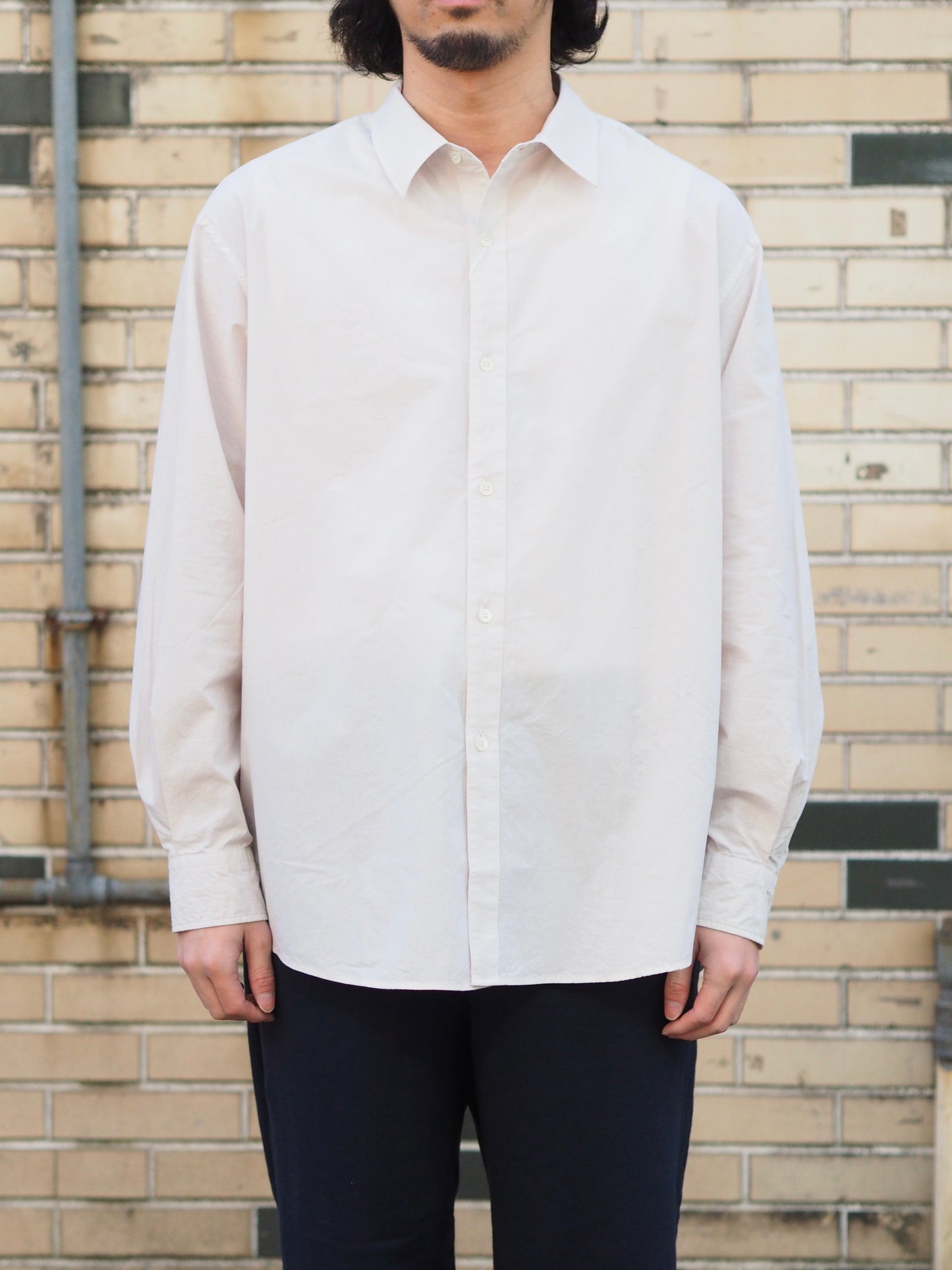 Garment Dyed L/S Regular Shirt