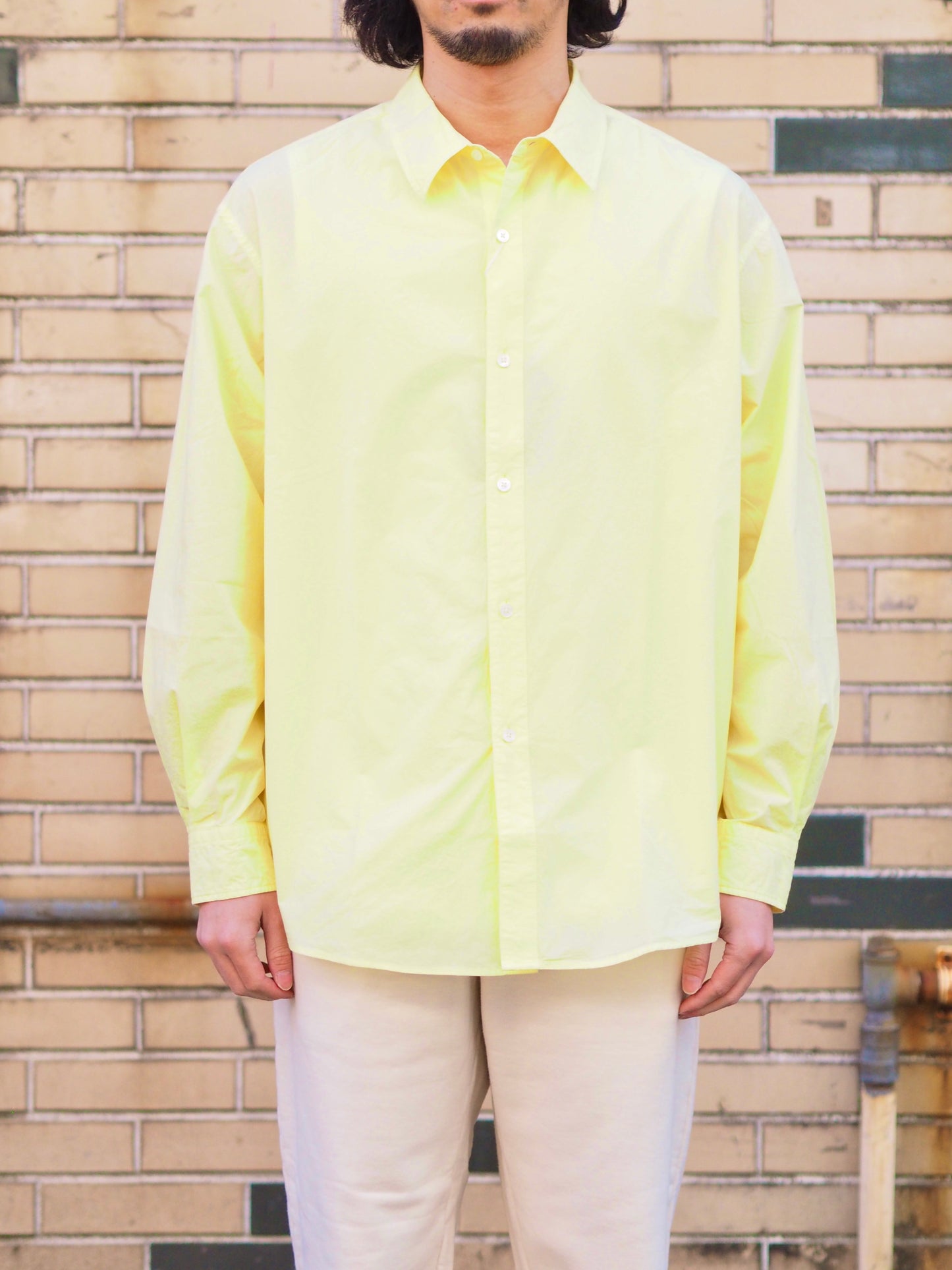 Garment Dyed L/S Regular Shirt