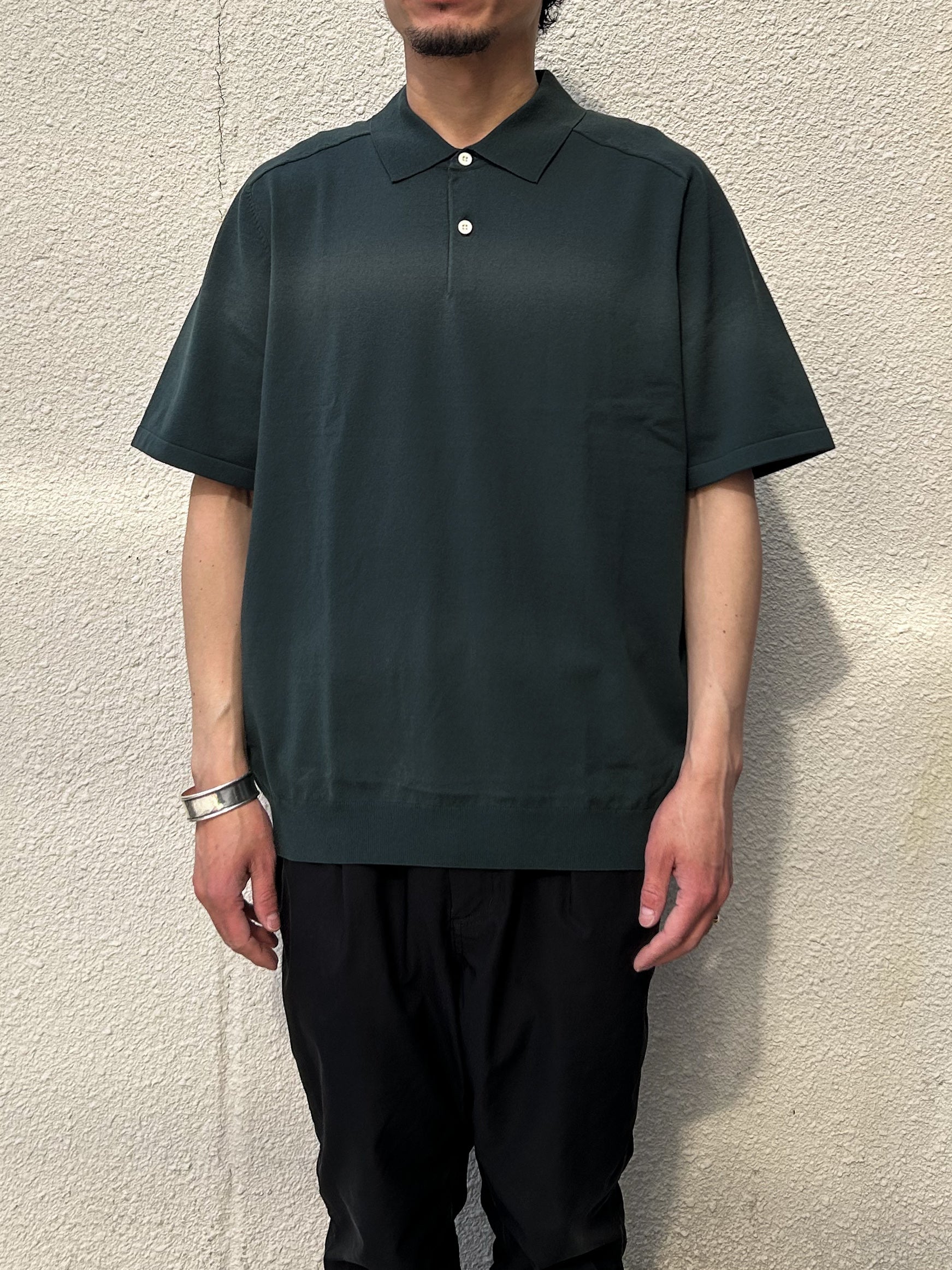 Dweller S/S Polo Sweater C/P Yarn