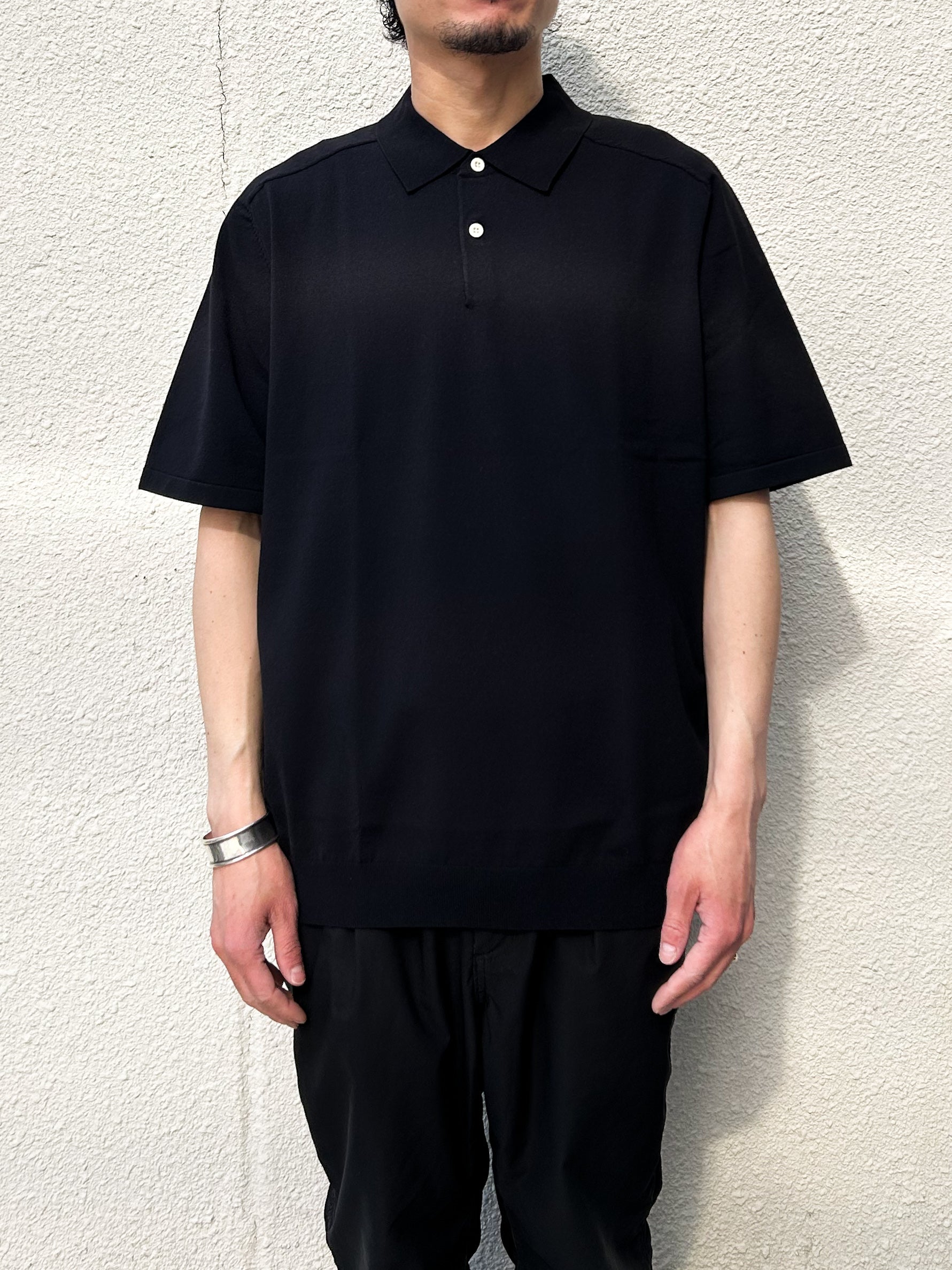 Dweller S/S Polo Sweater C/P Yarn