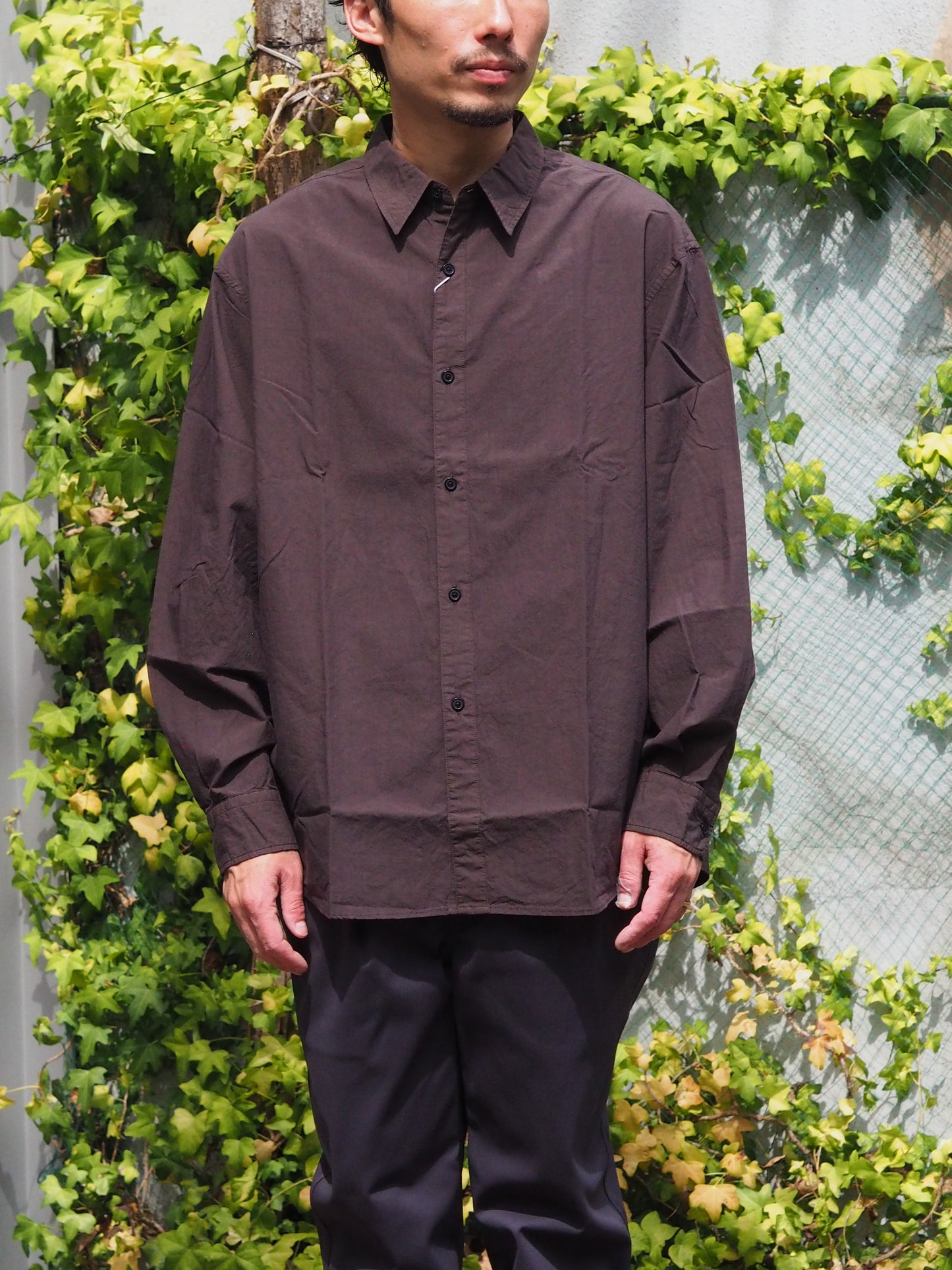 Garment Dyed L/S Regular Shirts