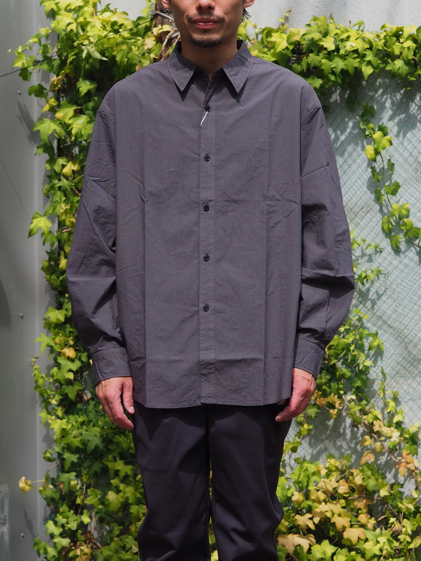 Garment Dyed L/S Regular Shirts