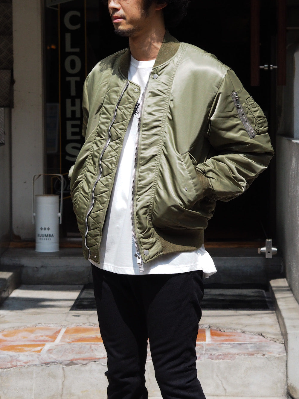 TROOPER BLOUSON NYLON TWILL - フライトジャケット