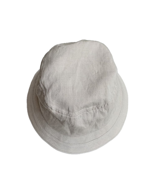 Linen On Brim Bucket Hat