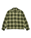 R.Flannel Ombre Open Collar SH