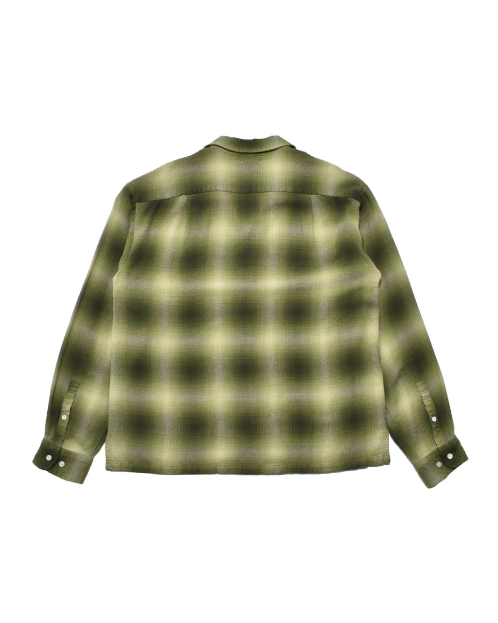 R.Flannel Ombre Open Collar SH