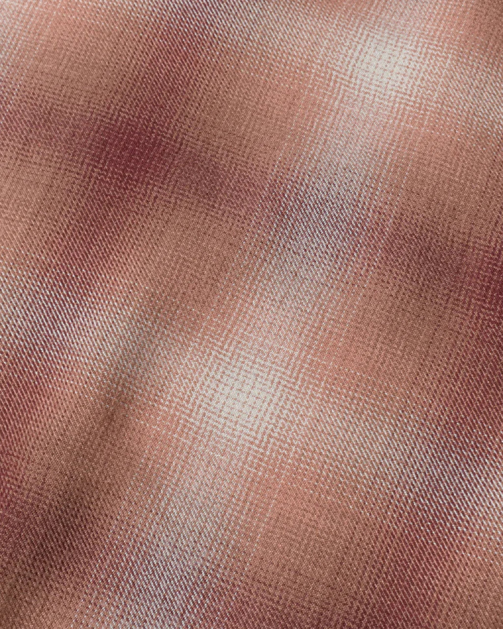 R.Flannel Ombre Open Collar SH