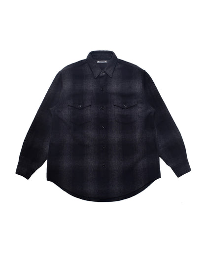 Wool Flannel Ombre Work SH