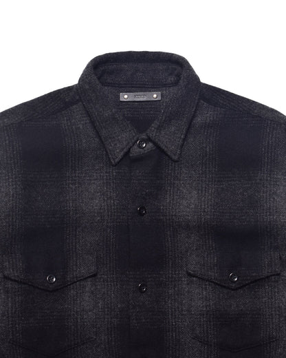 Wool Flannel Ombre Work SH