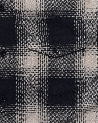 Wool Flannel Ombre Work SH