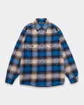 Heavy Cotton Flannel Ombre Work Shirt