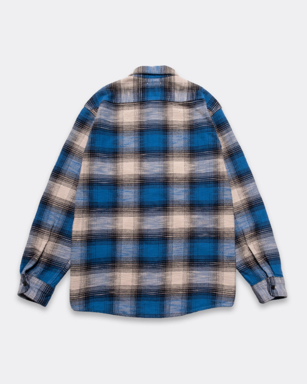 Heavy Cotton Flannel Ombre Work Shirt