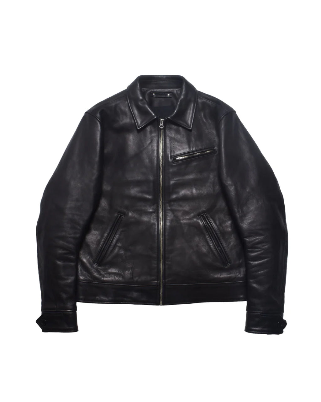 Leather Zip Up JKT