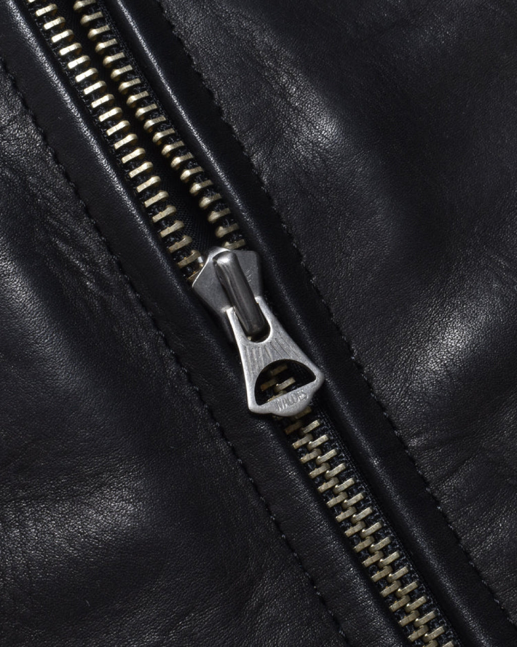Leather Zip Up JKT