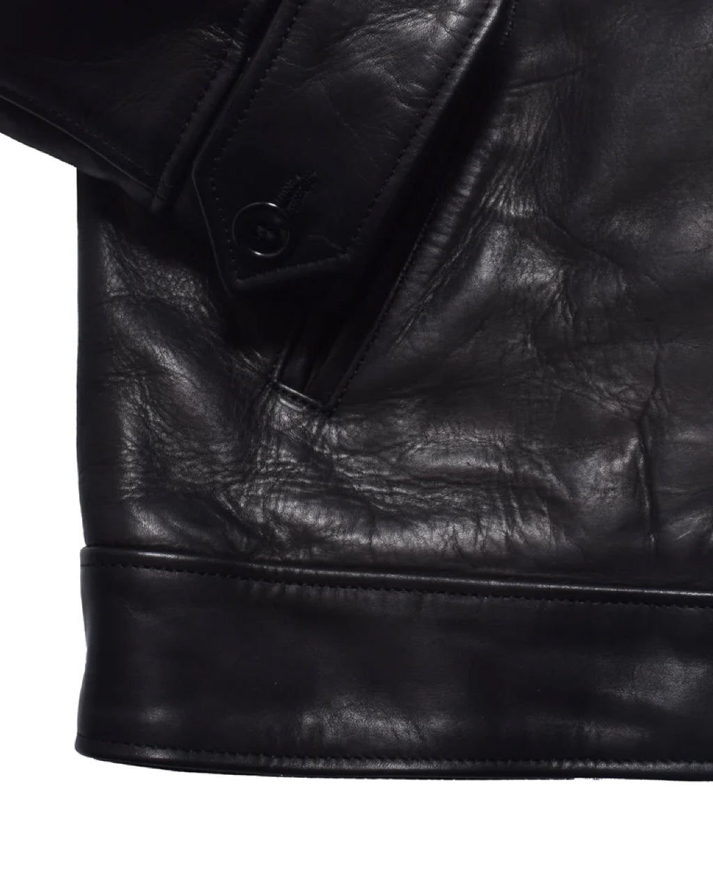Leather Zip Up JKT