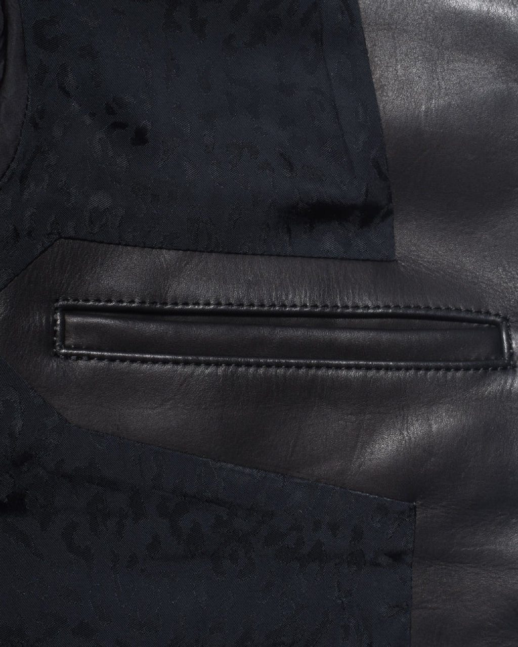 Leather Zip Up JKT