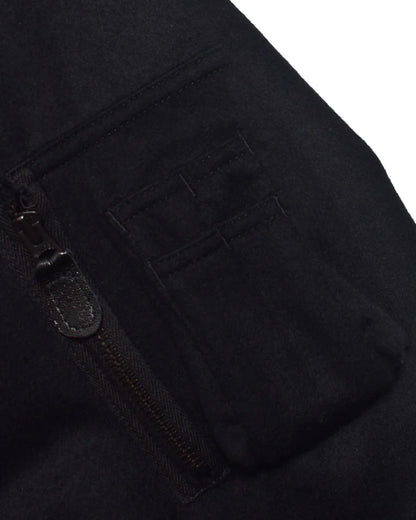 Wool Melton Bomber JKT