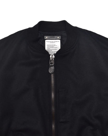 Wool Melton Bomber JKT