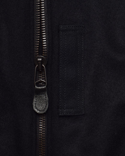 Wool Melton Bomber JKT