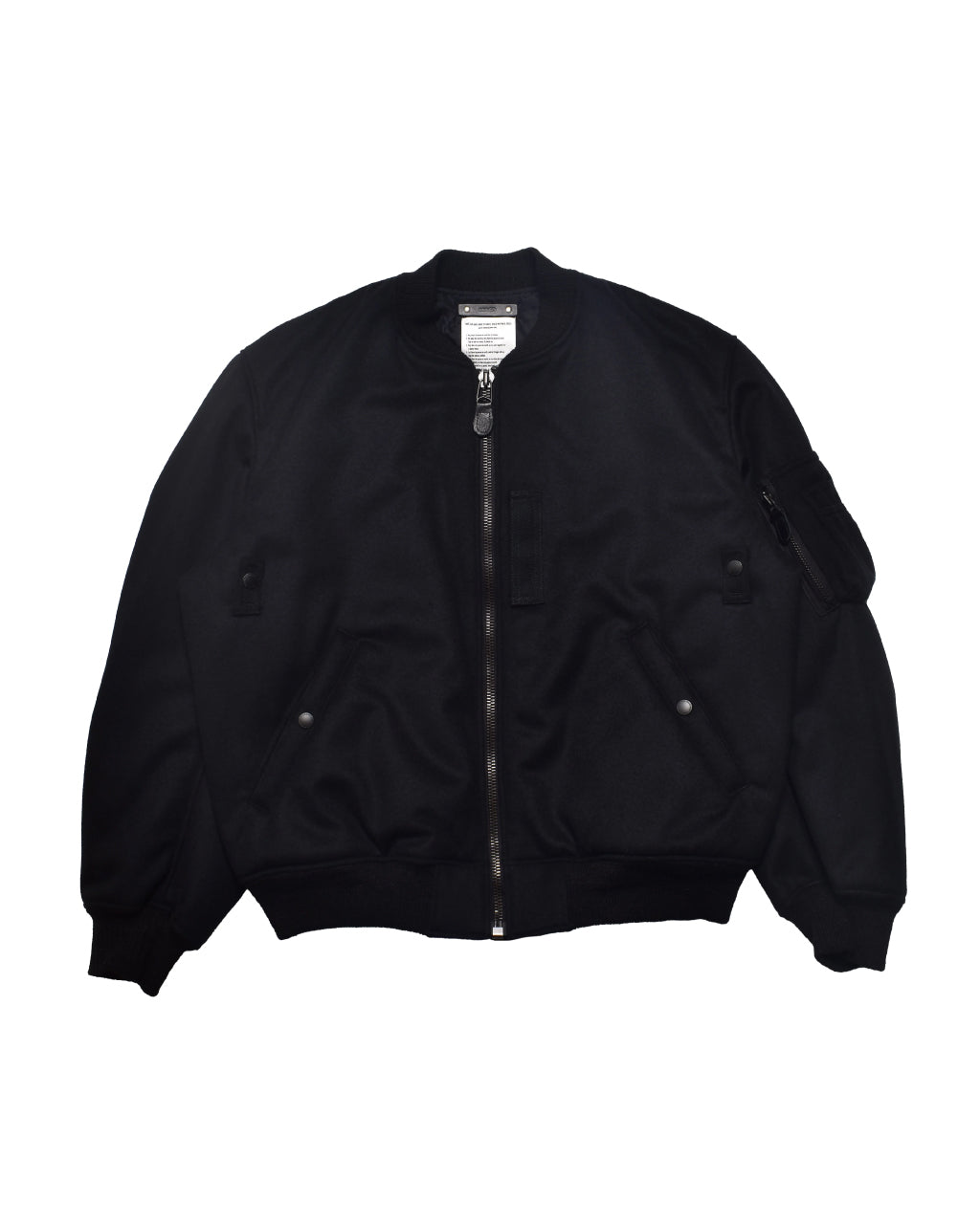 Wool Melton Bomber JKT