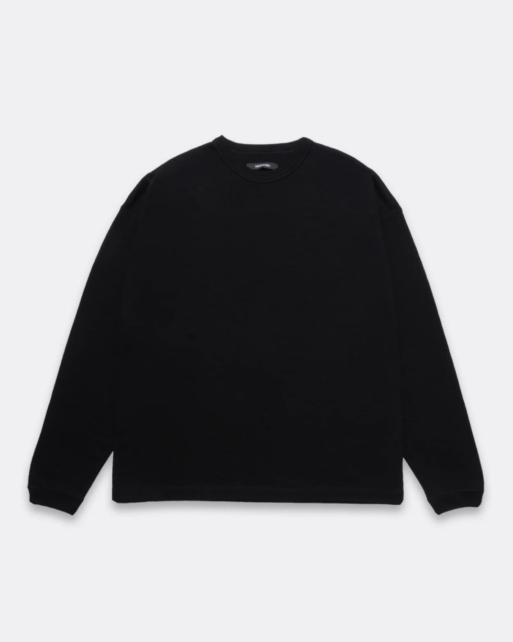EF. Wool Interlock Crewneck L/S Pullover