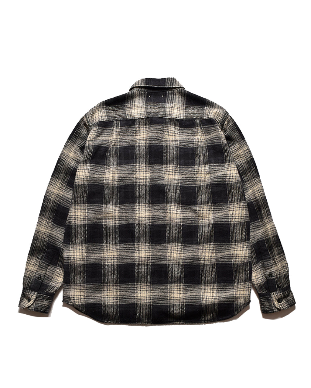 Distortion Ombre Check Flannel Over SH