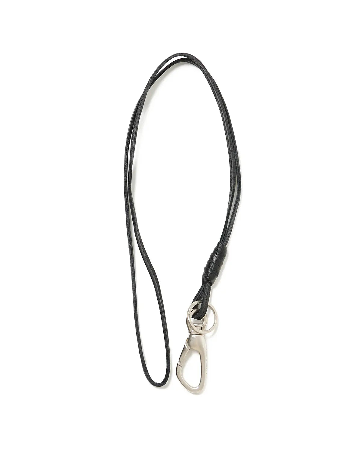 Worker Key Ring with Leather Cord