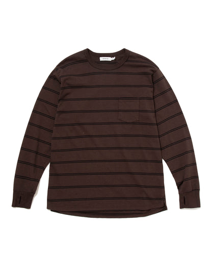 Dweller L/S Tee Cotton Jersey Border