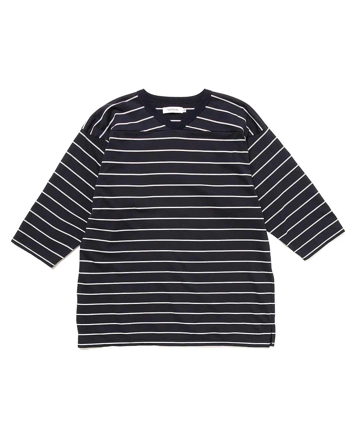 Coach Q/S V-Neck Tee Border Cotton Jersey