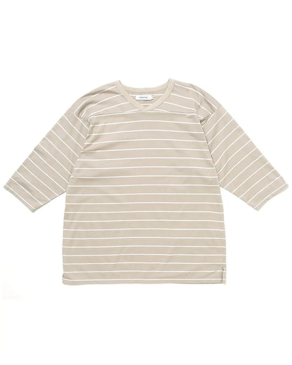 Coach Q/S V-Neck Tee Border Cotton Jersey