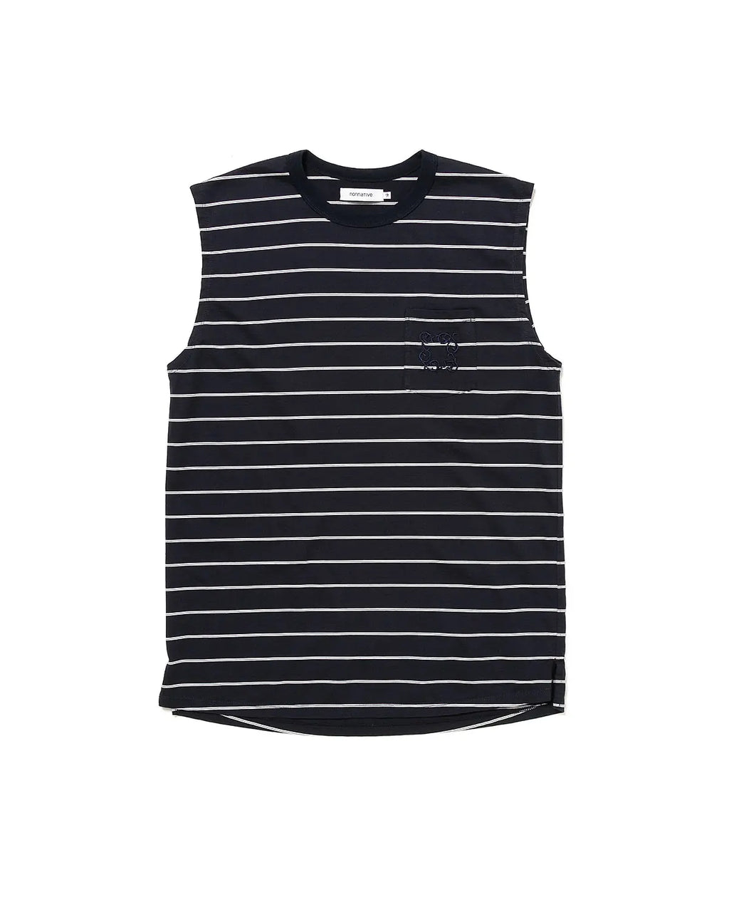 Dweller N/S Tee Border Cotton Jersey