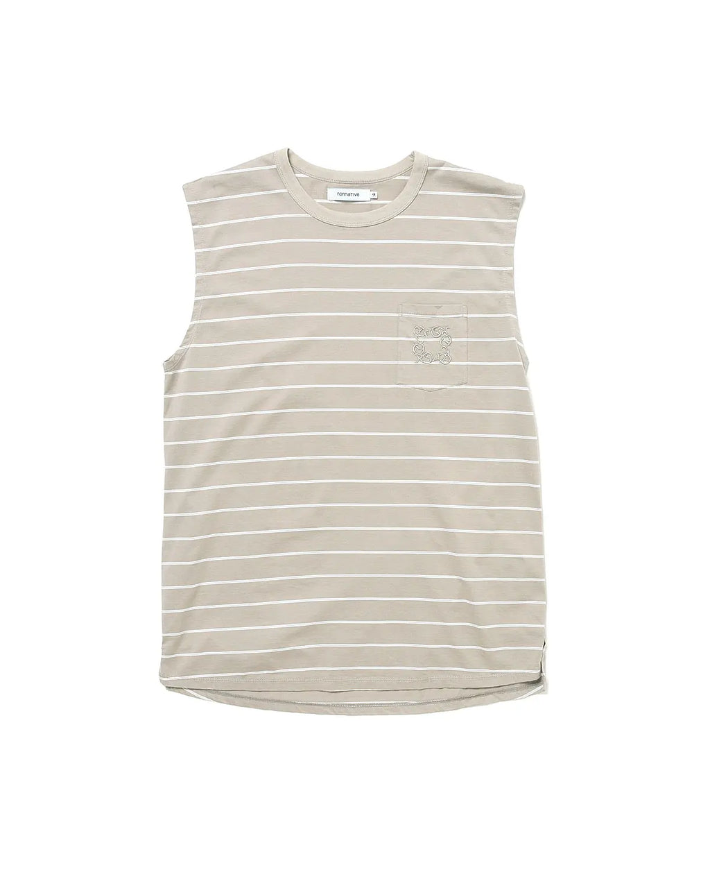 Dweller N/S Tee Border Cotton Jersey