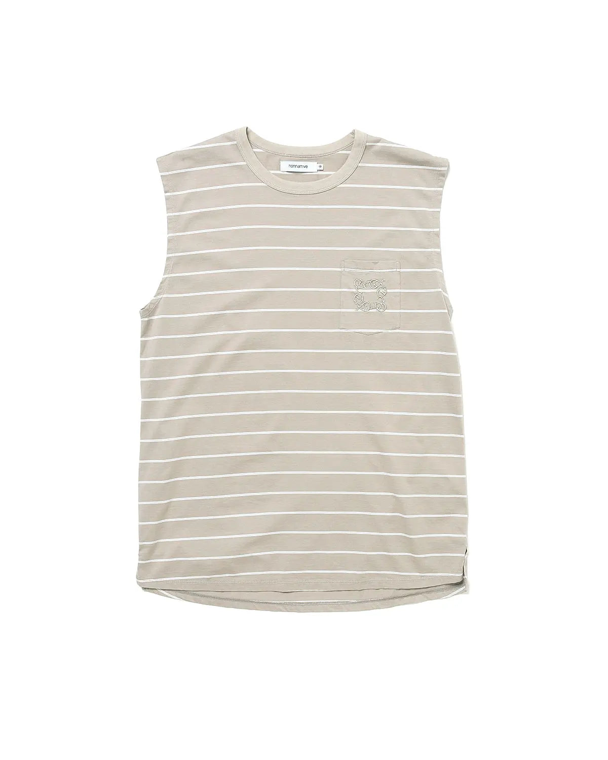 Dweller N/S Tee Border Cotton Jersey