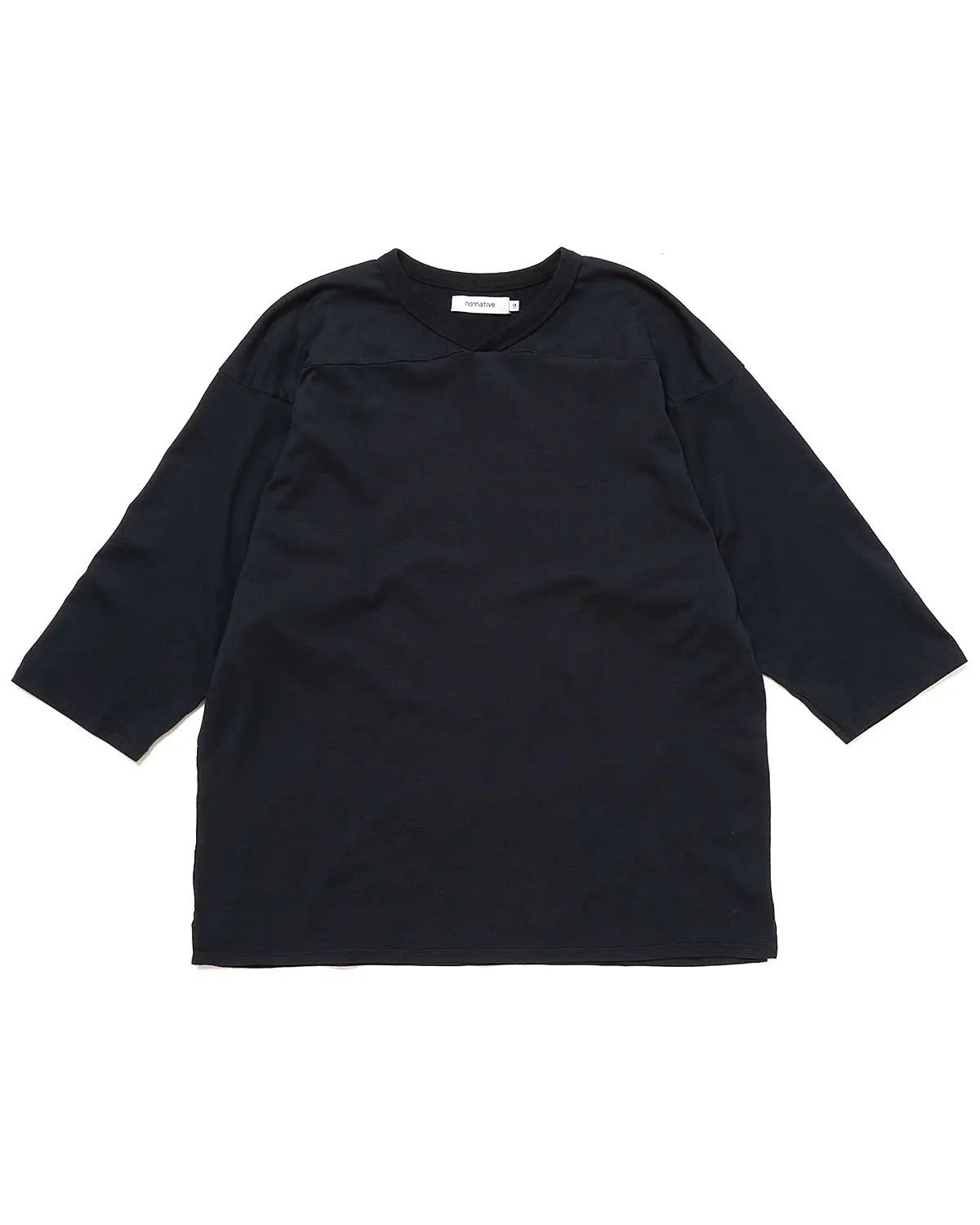 Coach Q/S V-Neck Tee Cotton Jersey Overdyed