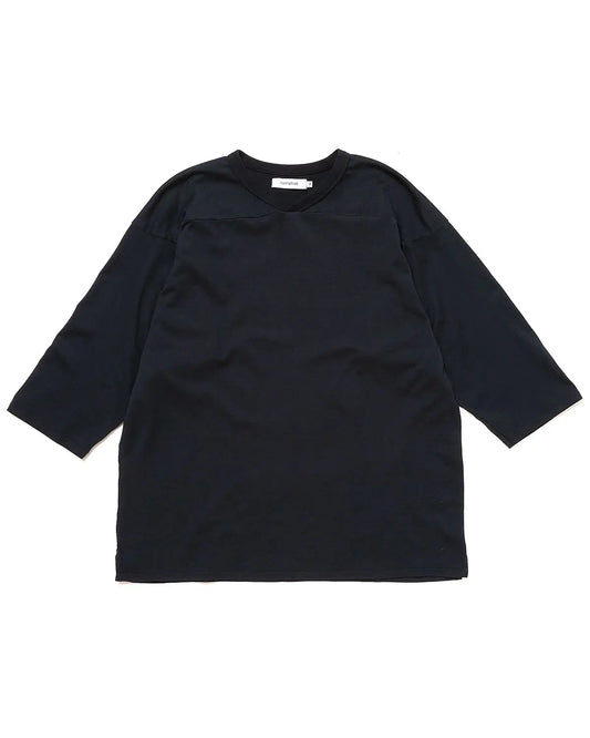 Coach Q/S V-Neck Tee Cotton Jersey Overdyed
