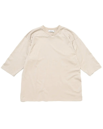 Coach Q/S V-Neck Tee Cotton Jersey Overdyed