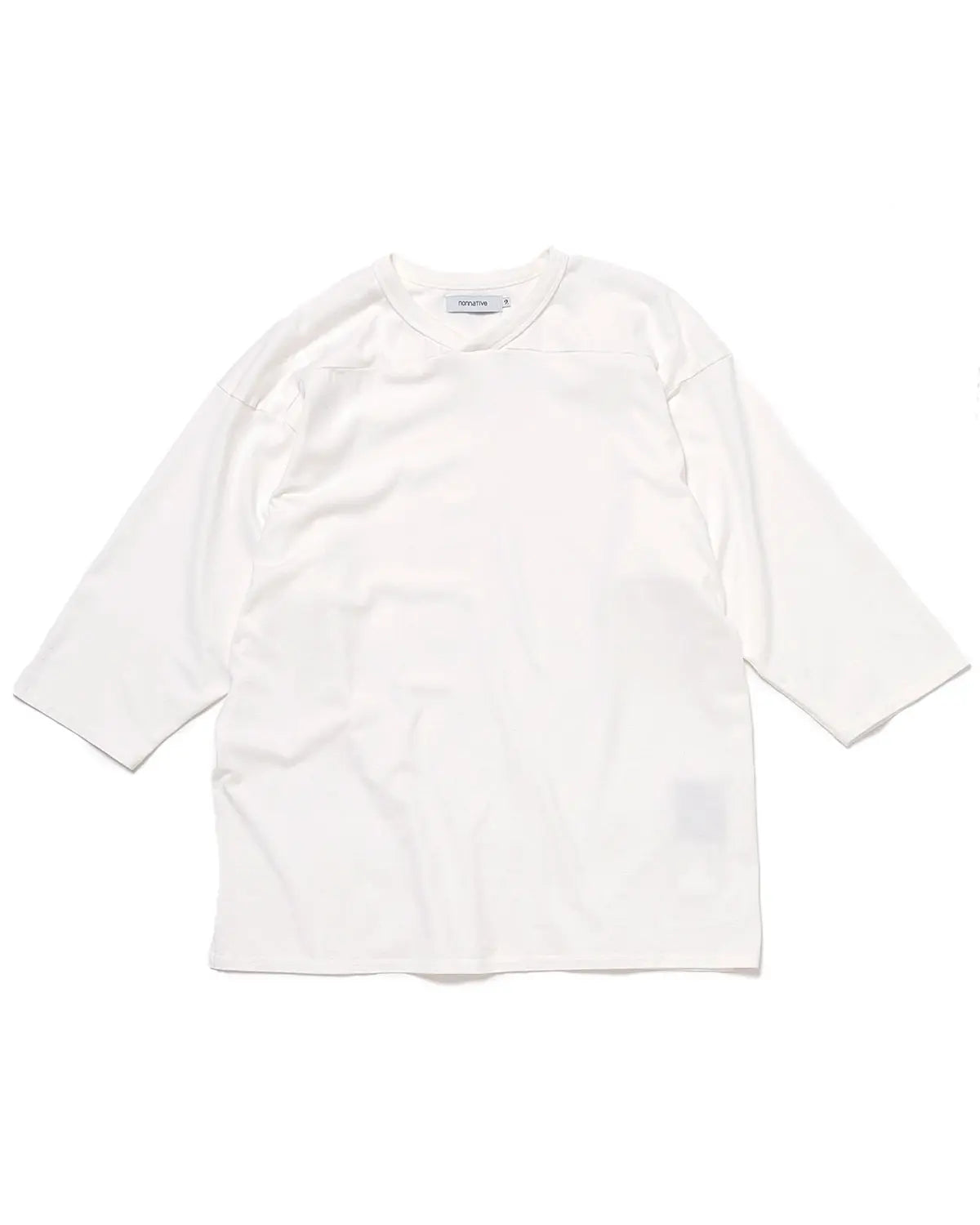 Coach Q/S V-Neck Tee Cotton Jersey Overdyed