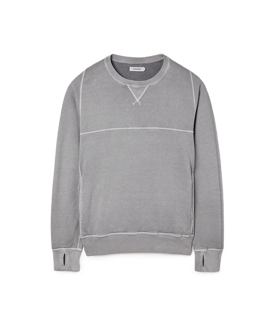 Dweller Crew Pullover Cotton Sweat Pigment Dye