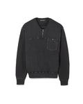 Hiker Half Zip Pullover Cotton Sweat Pigment Dye