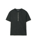 Dweller S/S Henry Neck Tee Cotton Jersey Pigment Dye