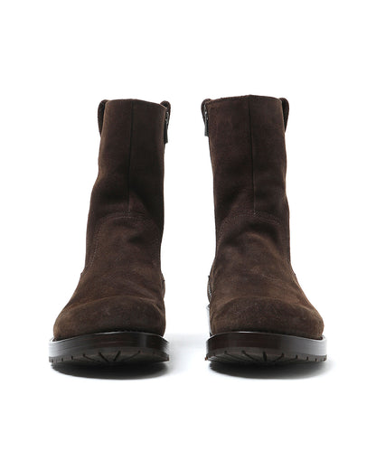 Rancher Zip Up Boots Cow Leather