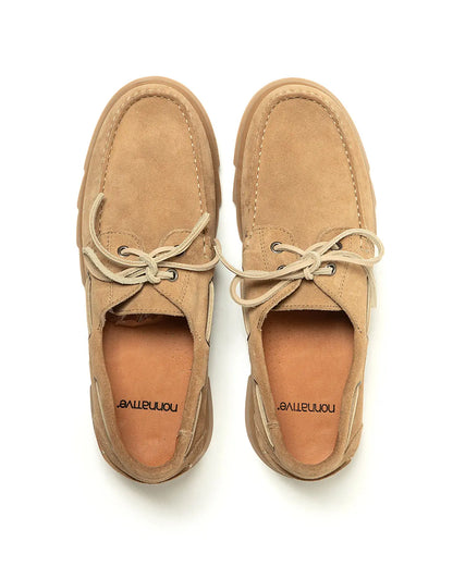 Officer Deck Shoes Cow Leather