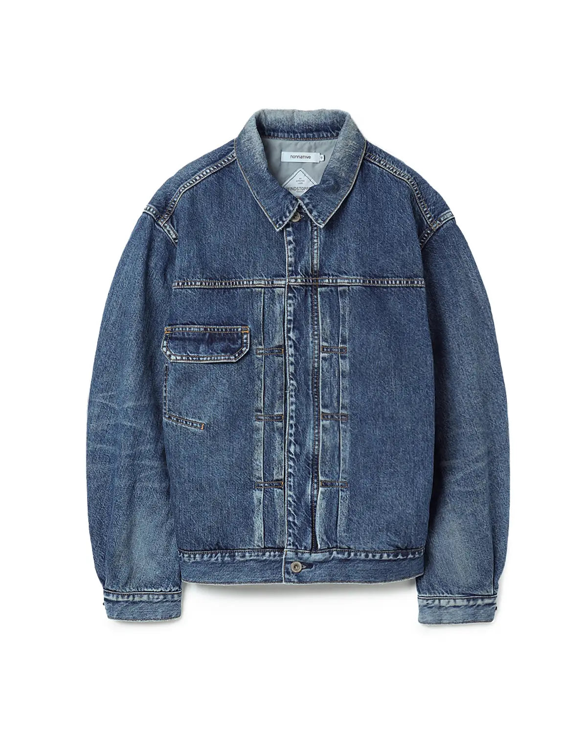 Trucker Blouson Cotton 11.5oz Denim VW Light with WINDSTOPPER